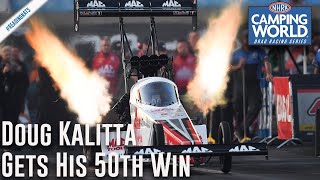 Doug Kalitta gets his 50th career win [upl. by Yxel]