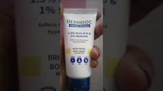 dermdoc body brightingskin cream [upl. by Eaner233]