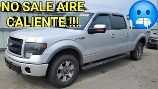 FORD F150 LA CALEFACCION NO FUNCIONA NO SALE AIRE CALIENTE B1081 B11F0 [upl. by Brinson]