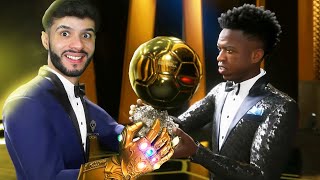 Voltei no Tempo e Dei a Bola de Ouro pro Vinícius Júnior no FC 25 [upl. by Atikahs]