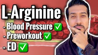 LArginine Does it Work  L Arginine for ED Pre Workout Blood Pressure [upl. by Larrie]