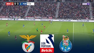 EM DIRETO 🔴 BENFICA vs PORTO  Liga Portugal Betclic 20242025  Full Match  FL 2025 Gameplay [upl. by Atlee]