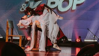 Hualian cosplay defile Kyiv Ukraine 🇺🇦  August 12 2023 Hua Cheng and Xie Lians performance 💋 [upl. by Sherwood]