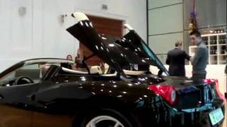 Black Ferrari 458 Italia Spider  Exclusive closeup footage [upl. by Adaline505]