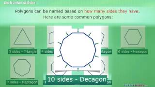 Types of Polygons amp The Number of Sides Math for Kids [upl. by Victoir126]