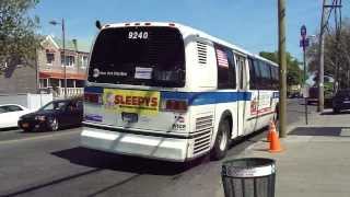 MTA NYCT Bus 1996 NovaRTS B17 Bus 9240 at Church AveRemsen Ave [upl. by Pozzy]