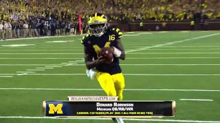 Denard Robinson interview on Shoelace nickname Michigan and playing for Jaguars  ESPN [upl. by Yeroc]