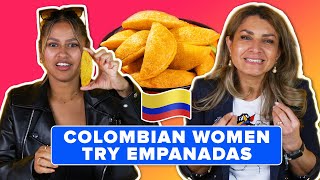 Colombian Women Try Each Others Empanadas [upl. by Joaquin]