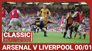 FA Cup Classic Arsenal 12 Liverpool  Late comeback as Houlliers Reds head for cup treble [upl. by Dragde]