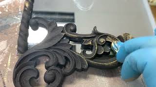 How To EASILY Antique with Gilding Wax [upl. by Swihart617]