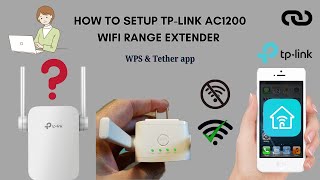 How to setup TP Link AC1200 Extender  TPLink AC1200 range extender setup [upl. by Anilahs333]