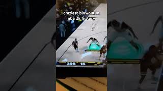 biggest blowout in nba 2k history nba2k25 [upl. by Porche]