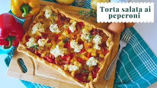 TORTA SALATA PEPERONI PATATE PANCETTA E RICOTTA [upl. by Annayoj225]