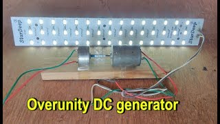 Overunity DC Generator Using Two DC Motor  Part1  POWER GEN [upl. by Coreen]