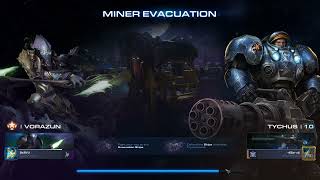 STARCraFT2 sc2 coop BRUTAL SEIRYU TH vorazun miner evacuation [upl. by Ellerihs204]