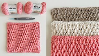 Crochet Alpine Stitch Hot PadsPot Holders [upl. by Nwonknu773]