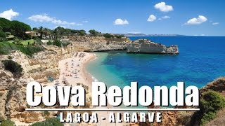 Cova Redonda beach  Algarve  Portugal HD [upl. by Aicena837]