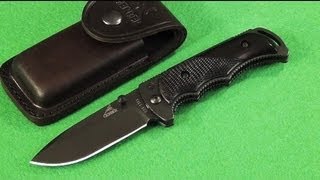 Knife Review S30V Gerber Freeman Folder [upl. by Ynaffi]