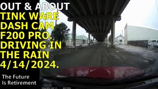 Think Ware Dash Cam F200 PRO  Driving in The Rain  April142024 thinkware [upl. by Notsla491]