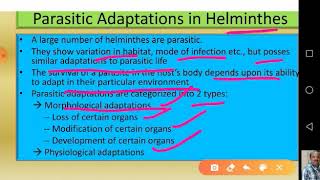 Parasitic Adaptations in Helminthes [upl. by Aikrehs906]