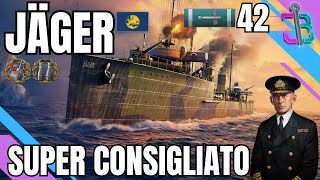 JÄGER  La più facile e potente nave presente OGGI a carbone  World of Warships [upl. by Nnaillij]