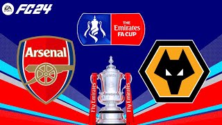 FC 24  Arsenal vs Wolves  The Emirates FA Cup  PS5™ Gameplay [upl. by Nylsor144]