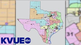 US Department of Justice sues Texas over redistricting maps  KVUE [upl. by Nonnahsal]