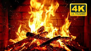 🔥 Cozy Fireplace 4K 12 HOURS Fireplace with Crackling Fire Sounds Crackling Fireplace 4K [upl. by Draneb]