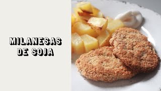 MILANESAS DE SOJA  receta super fácil [upl. by Bertha]