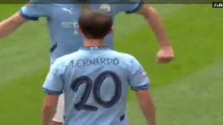 Bernardo Silvas goal vs Manchester United 11 highlights today [upl. by Gusta]