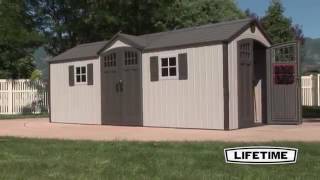 Lifetime 20x8 Storage Shed 60127 [upl. by Nyrol592]