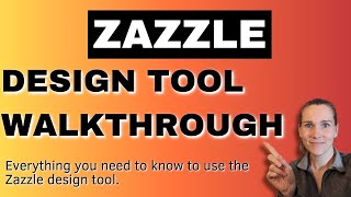 How to use Zazzles Design Tool  Zazzle Newbie Tutorial [upl. by Wyatan643]