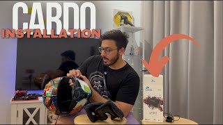 How to Install CARDO in Your Helmet  StepbyStep Guide  Pakistani Motovlogger [upl. by Lrac]