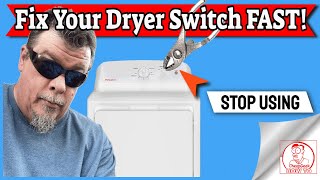 Fix Your GEHotpoint Dryer Timer Switch Fast [upl. by Elburt]