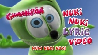 Nuki Nuki The Nuki Song LYRIC Video Gummibär The Gummy Bear [upl. by Assilanna]