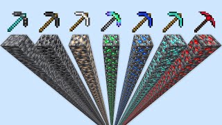 which pickaxe is faster than light in Minecraft [upl. by Nonnarb]