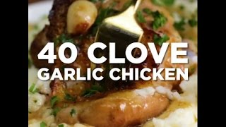 40 Clove Garlic Chicken [upl. by Kcirdek]