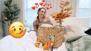 SURPRISING MY SICK FIANCÉE WITH A SPOOKY BASKET [upl. by Eelra]