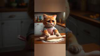 Poor cat father hard working 🥺😱catsoftiktok​ cat​ cute​ aiart​ ai​ poorcat​ catlover​ fyp​ [upl. by Divine]