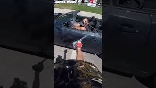 Biker Soaks Driver with Water Bottle [upl. by Arun]