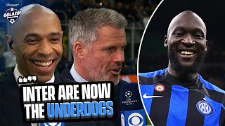 Thierry Henry Micah amp Carra react to Inter Milan reaching the UCL final  CBS Sports Golazo [upl. by Eberly]