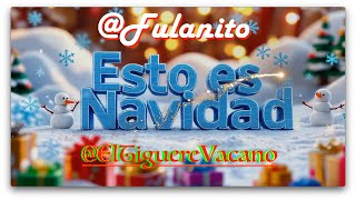 Esto Es Navidad  Fulanito ft El Tiguere Vacano [upl. by Web240]