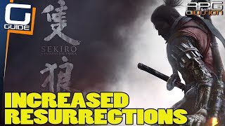 SEKIRO  How to increase number of Resurrections [upl. by Laefar340]