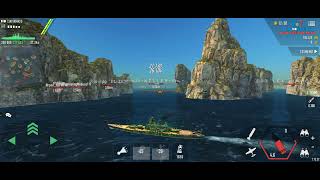 Battle of Warships IJN Yamato vs 3 aircraft carriers and SuperAlsaceImpossible [upl. by Bea]