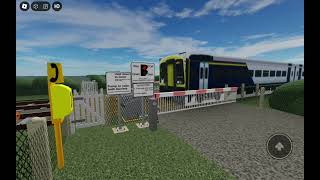 No Alarms Bromfields footpath level crossing on Roblox [upl. by Ecinna]