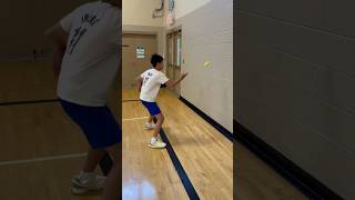 Try this to improve ball handling and handeye coordination using 🎾 and heavy 🏀 shorts [upl. by Caswell]