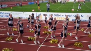 Dresden Monarchs Cheerleader Sideline [upl. by Neltiak]