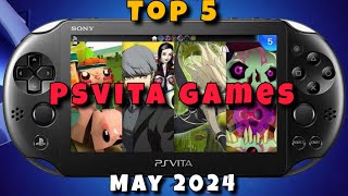 Best 5 Playstation Vita Games in May 2024  Psvita Games Full HD psvita console top5 [upl. by Farr]