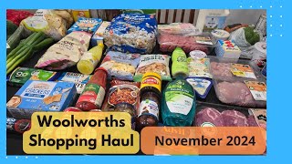 Woolworths Weekly Shopping Haul  19 November 2024 [upl. by Niarb]