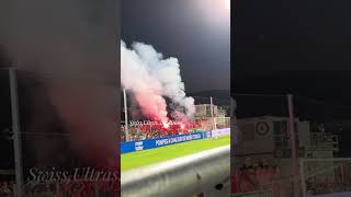 Yverdon Sport at home against BSC Young Boys ultras swissultras [upl. by Enomar]